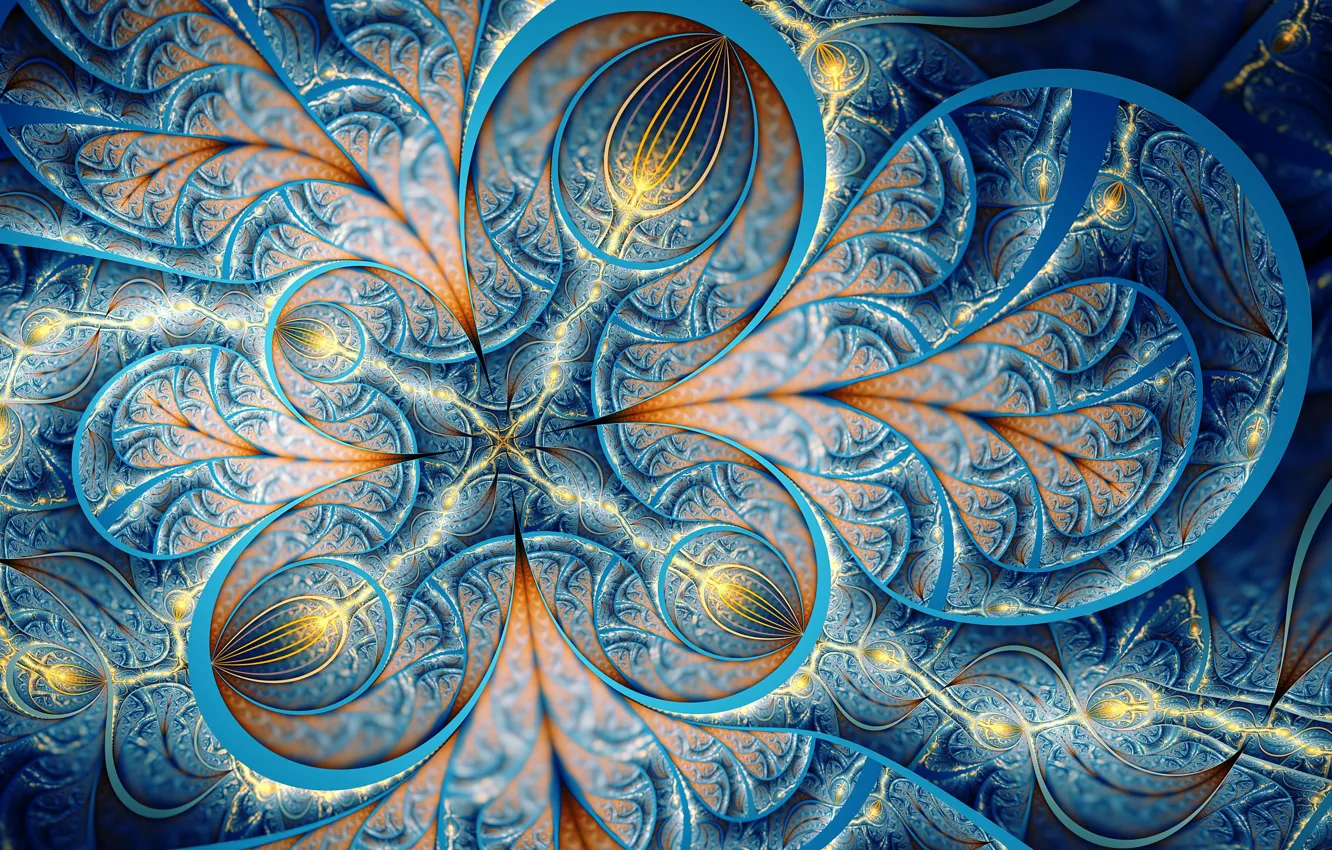 Photo wallpaper abstraction, patterns, fractals, graphics
