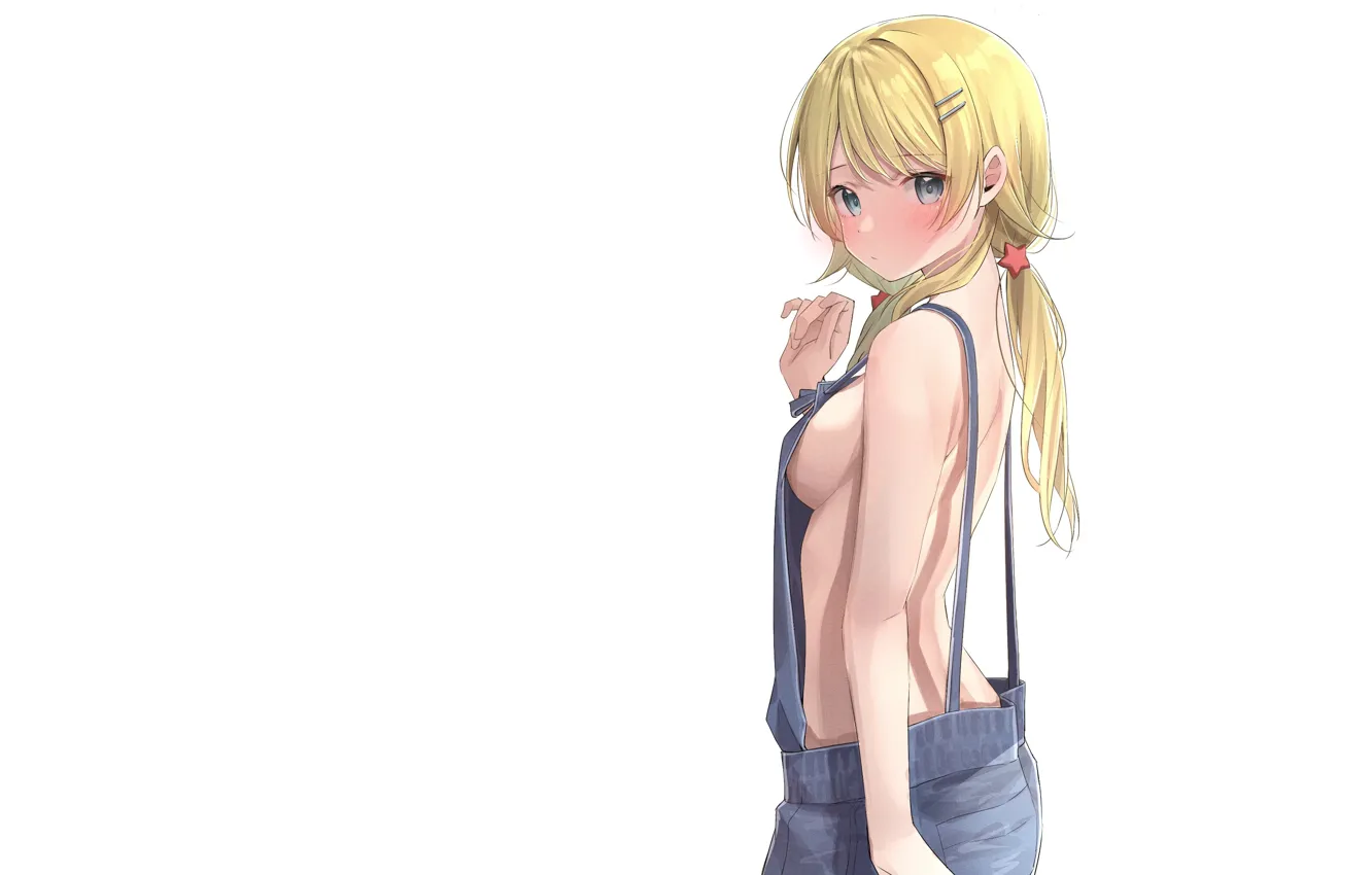 Photo wallpaper girl, sexy, girls, anime, Side Boob