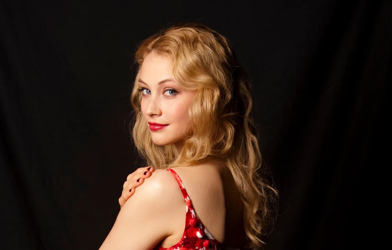 Photo wallpaper girl, hair, blonde, Sarah Gadon
