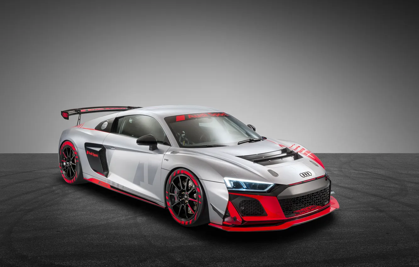 Photo wallpaper Audi, LMS, GT4, R8, 2019-20