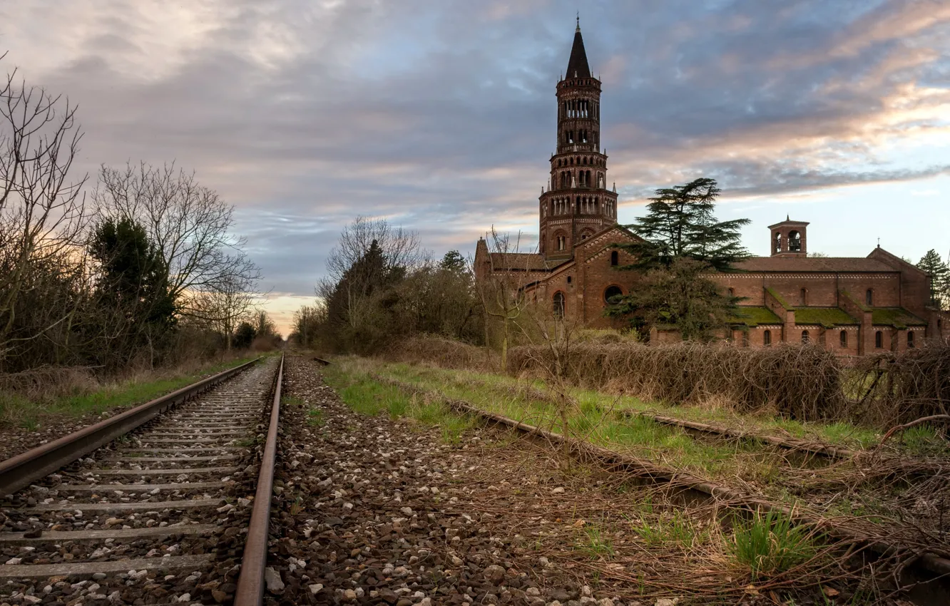 Photo wallpaper Italia, Lombardia, Chiaravalle