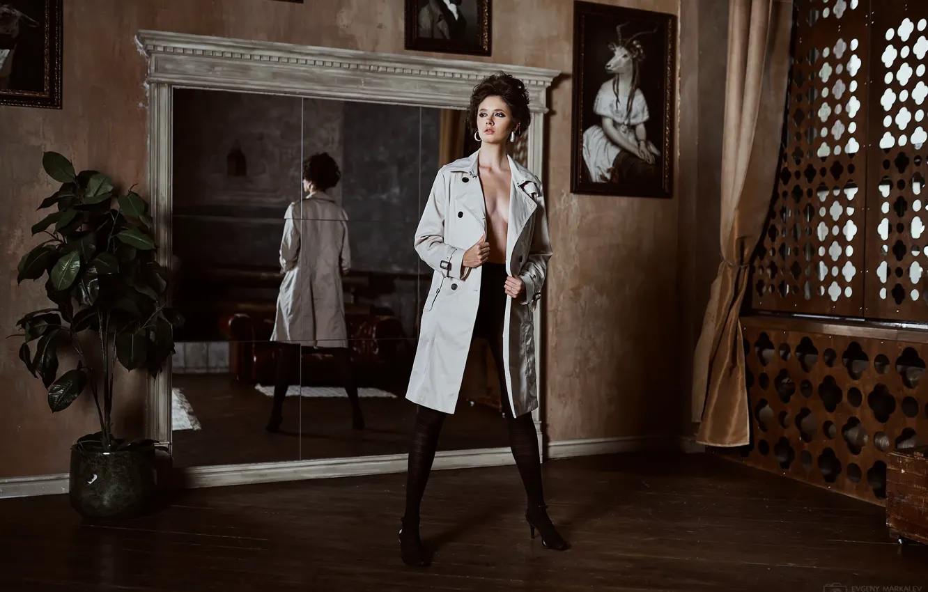 Photo wallpaper legs, cloak, Disha Shemetova, Eugene Marklew