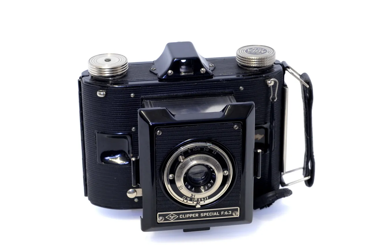 Photo wallpaper macro, camera, Agfa Clipper Special