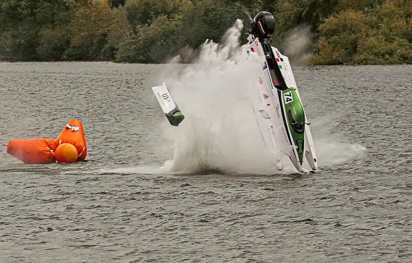 Photo wallpaper speed, boats, races