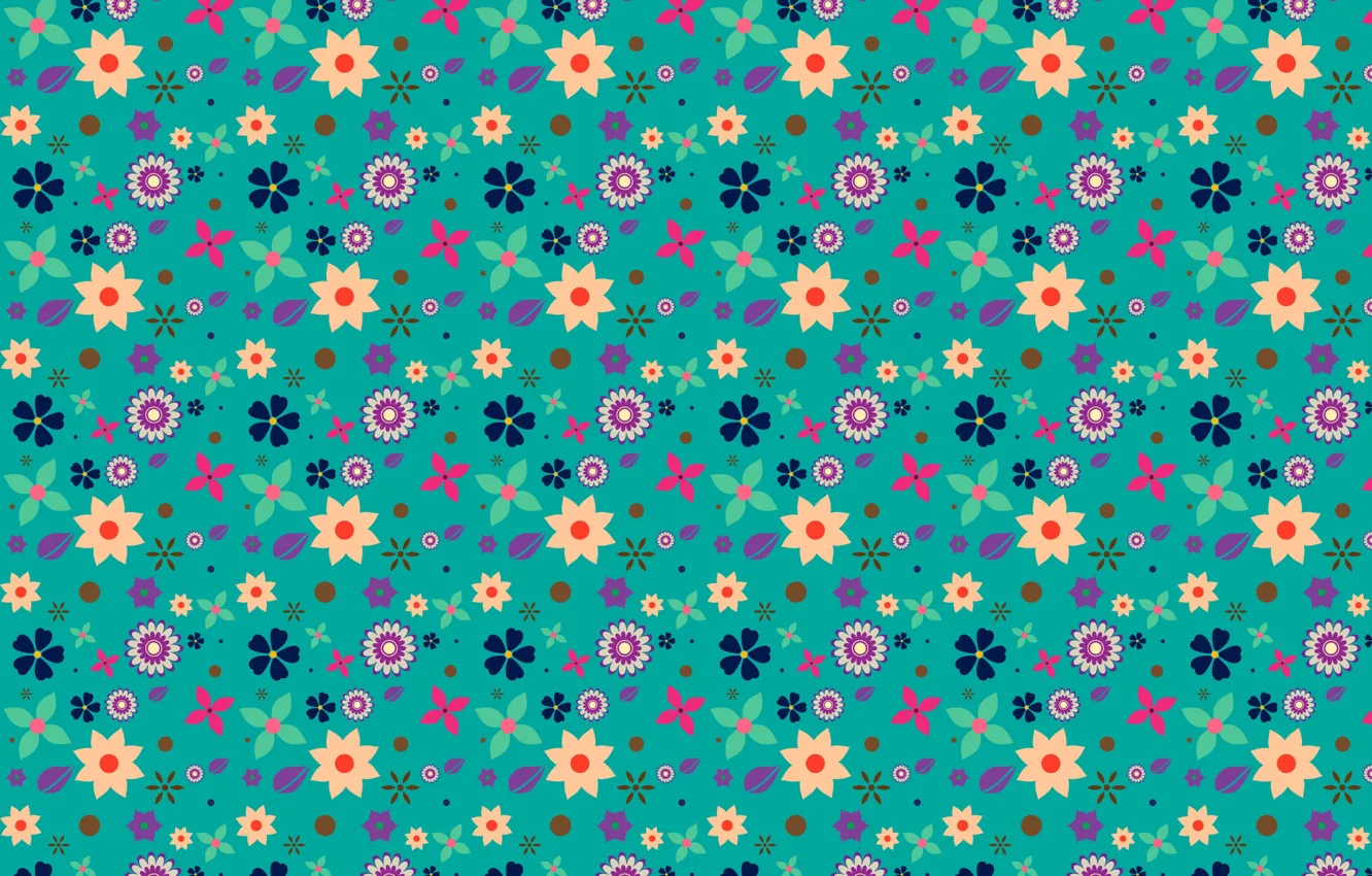 Photo wallpaper background, texture, flowers, pattern, floral