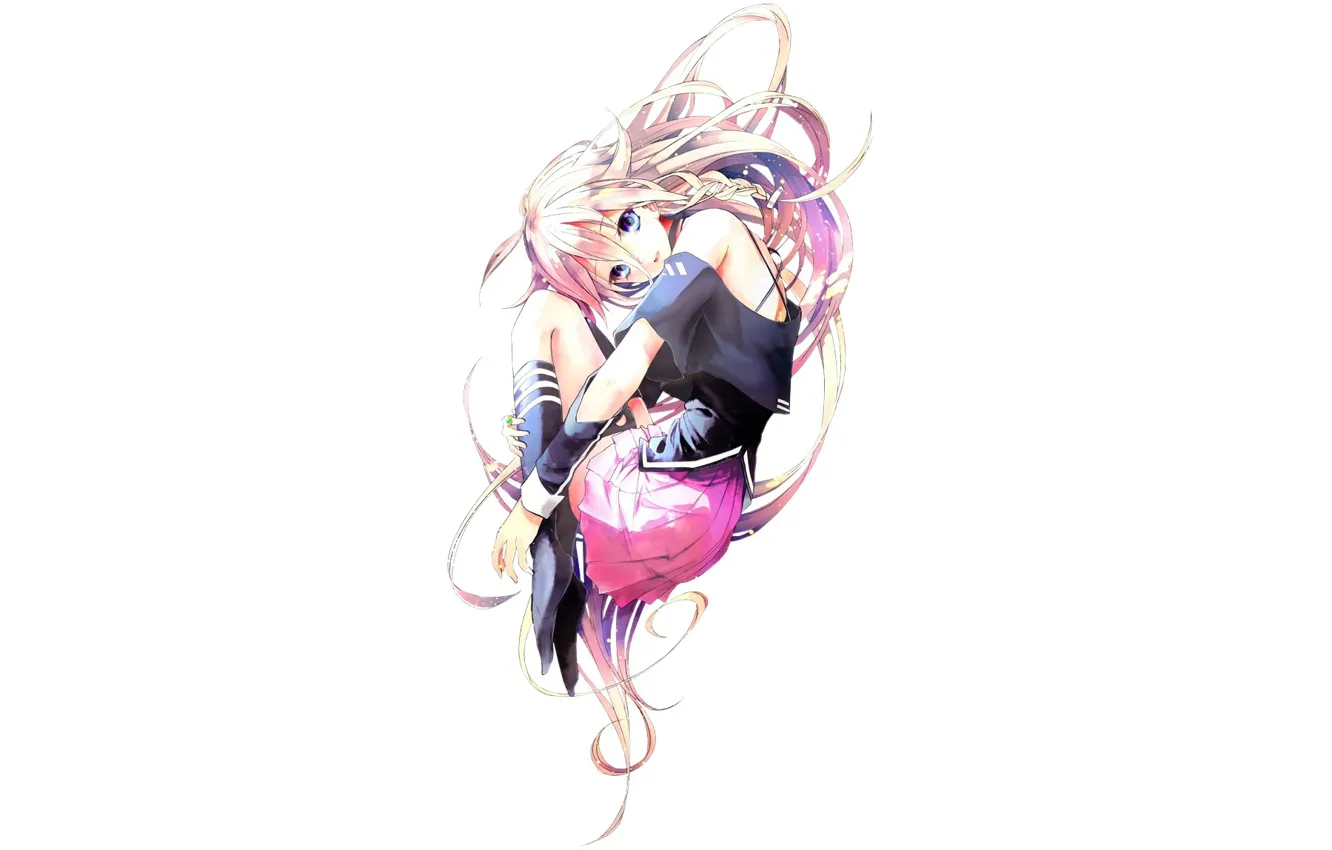 Photo wallpaper girl, Vocaloid, pink hair
