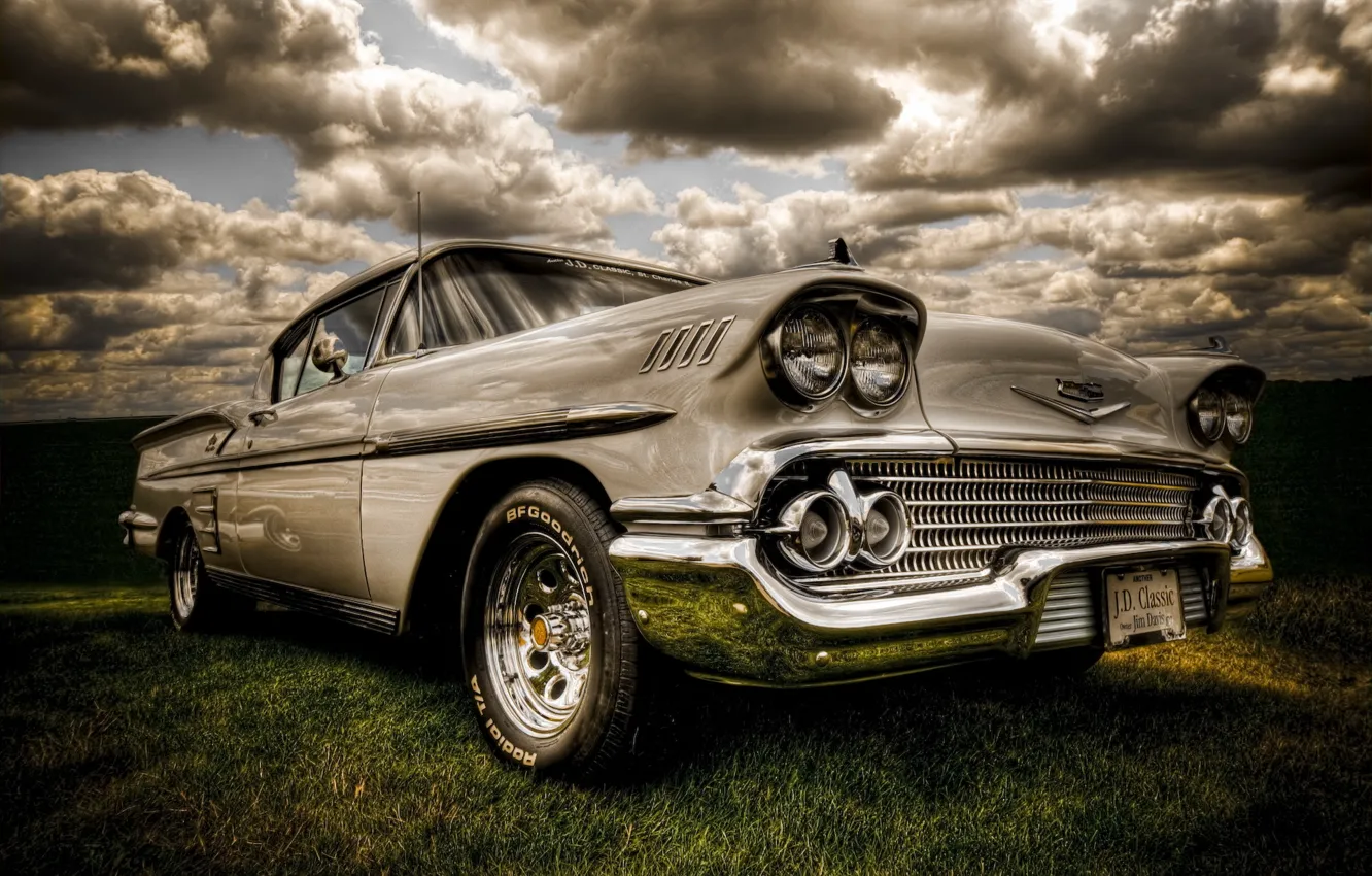 Photo wallpaper chevy, antique, american muscle