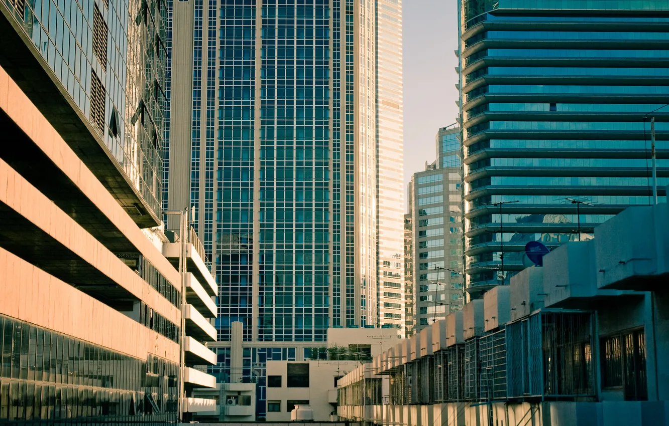 Photo wallpaper city, windows, Auckland, lines, hi-tech, buildings, geometry, New Zealand