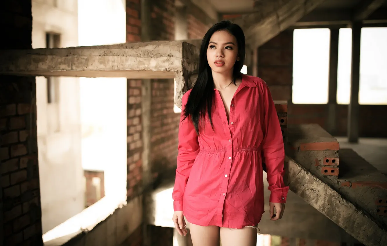 Photo wallpaper Asian, model, Uyen