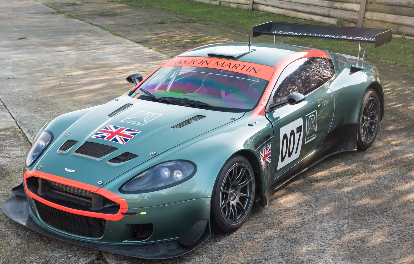 Photo wallpaper Green, GT3, Sports, Aston Martin DBRS9
