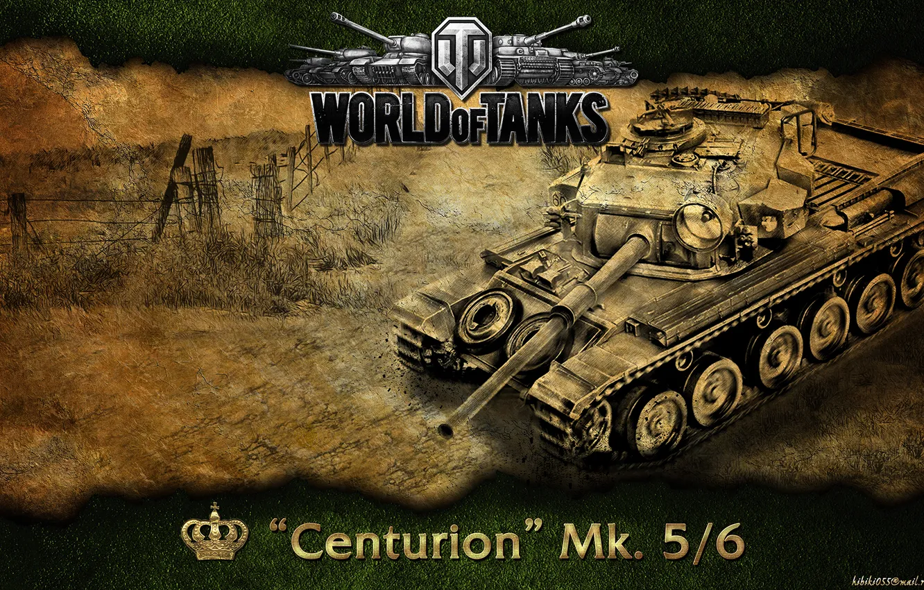 Photo wallpaper tank, UK, WoT, World of Tanks, Centurion MK. 5/6