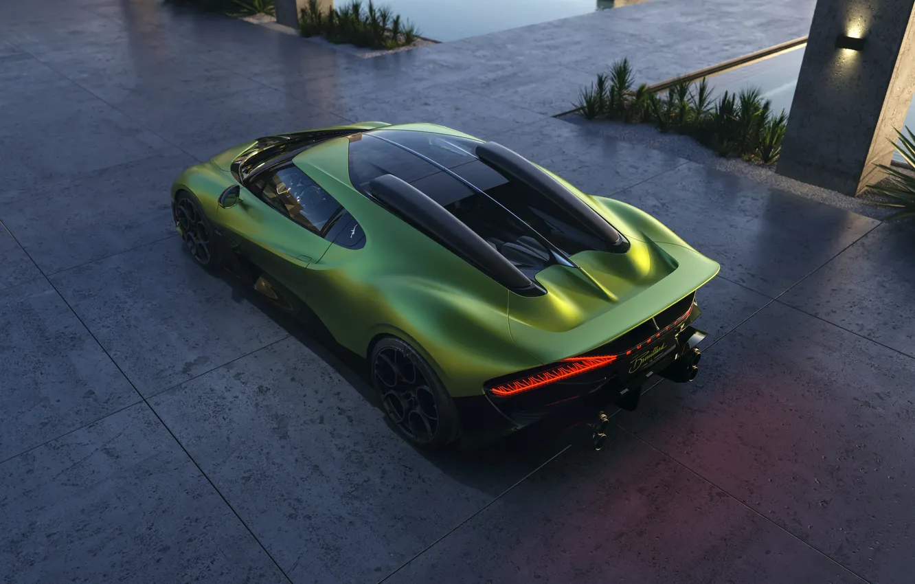 Photo wallpaper coupe, Bugatti, Bugatti, Coupe, hypercar, Hypercar, the only instance, brouillard