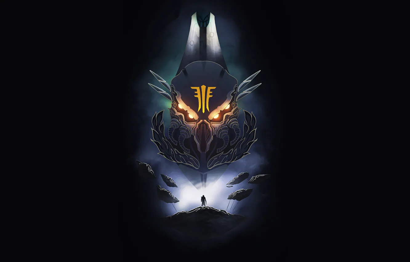 Photo wallpaper science fiction, digital art, Fan-Art, Destiny, Forsaken, Environments, Syed Ali Qaiser, by Syed Ali Qaiser