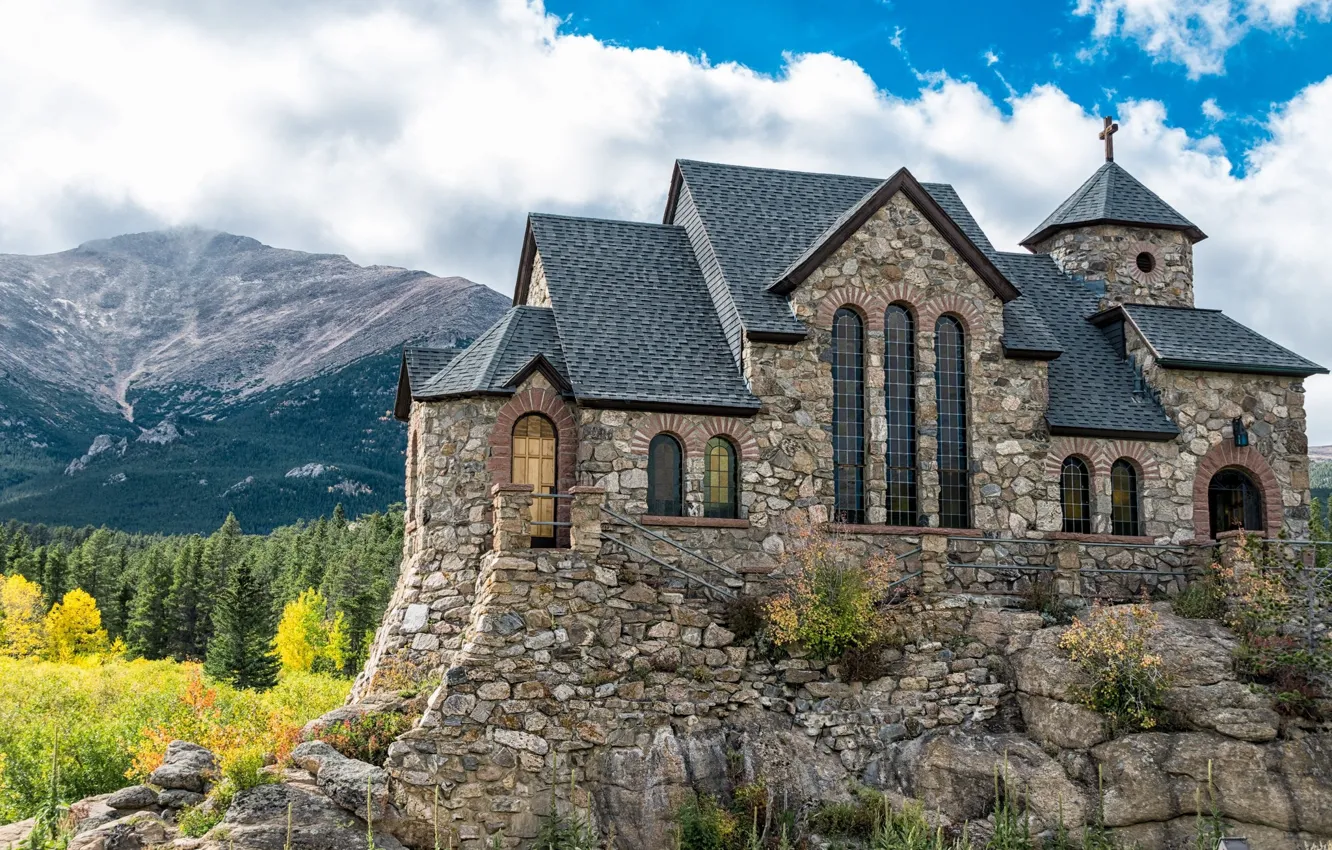 Photo wallpaper building, beauty, day