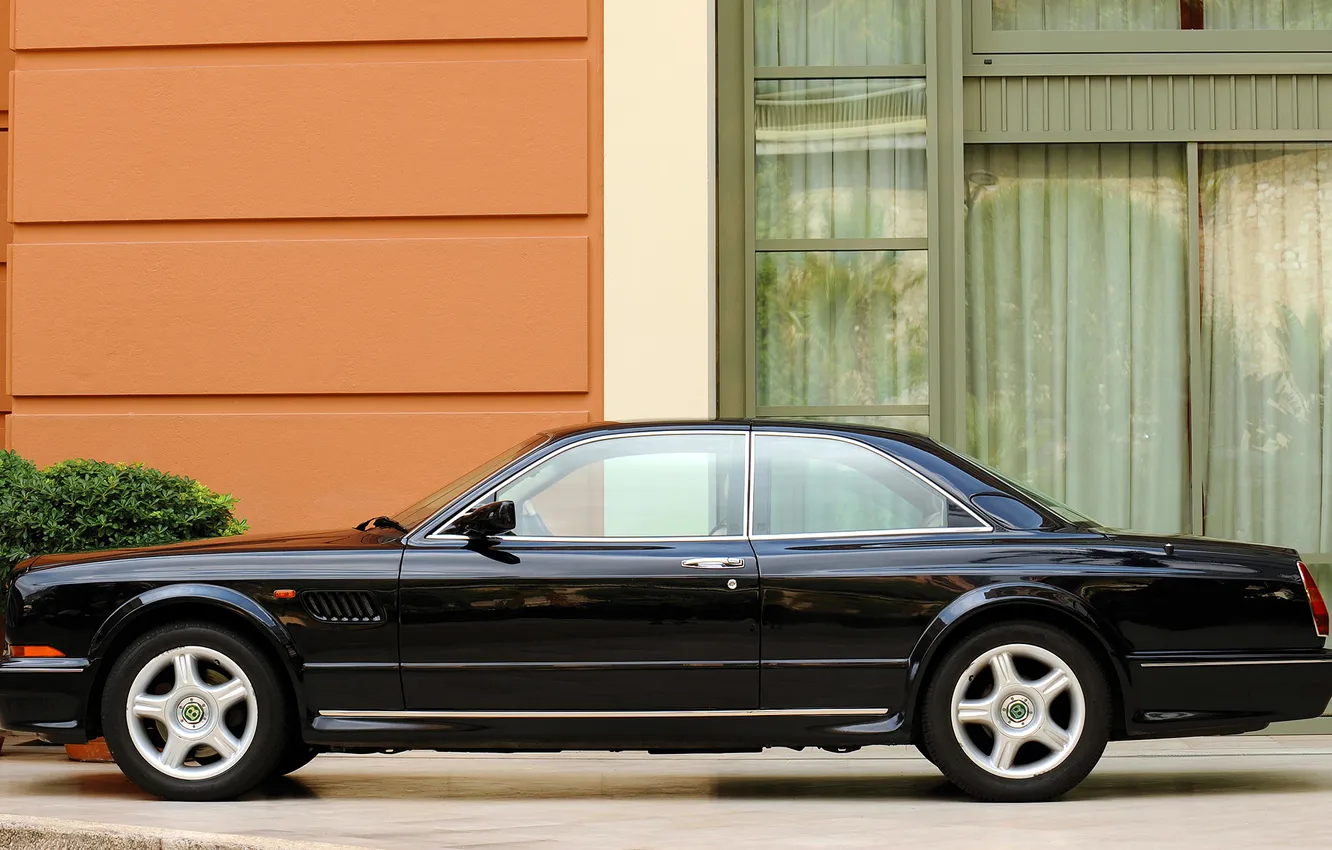 Photo wallpaper black, chrome, lacquer, continental, polishing