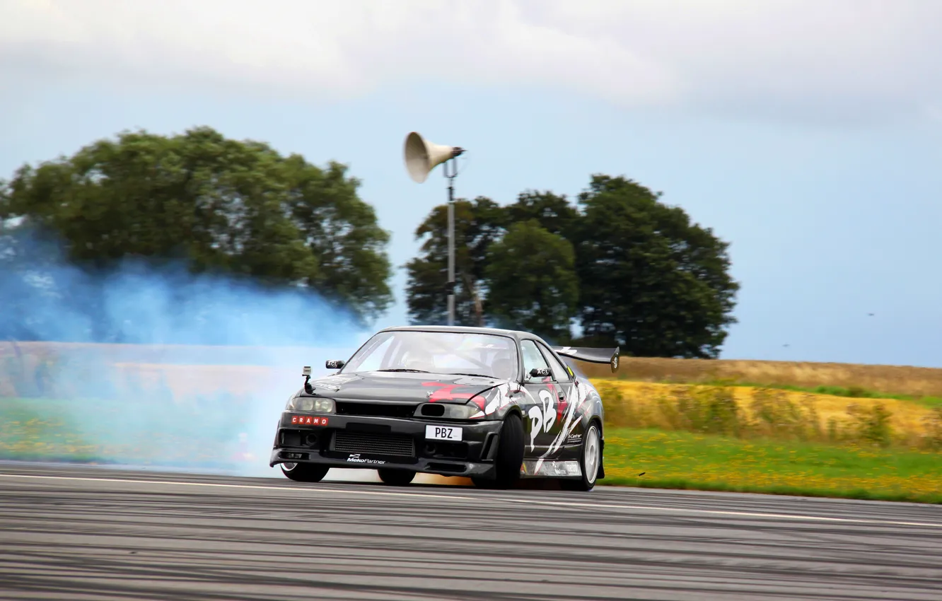 Photo wallpaper sport, cars, Nissan, drift, skyline, cars, Nissan, auto wallpapers