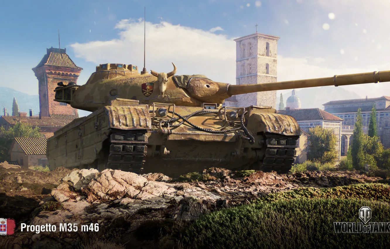 Photo wallpaper WoT, World of Tanks, Wargaming, Project M35