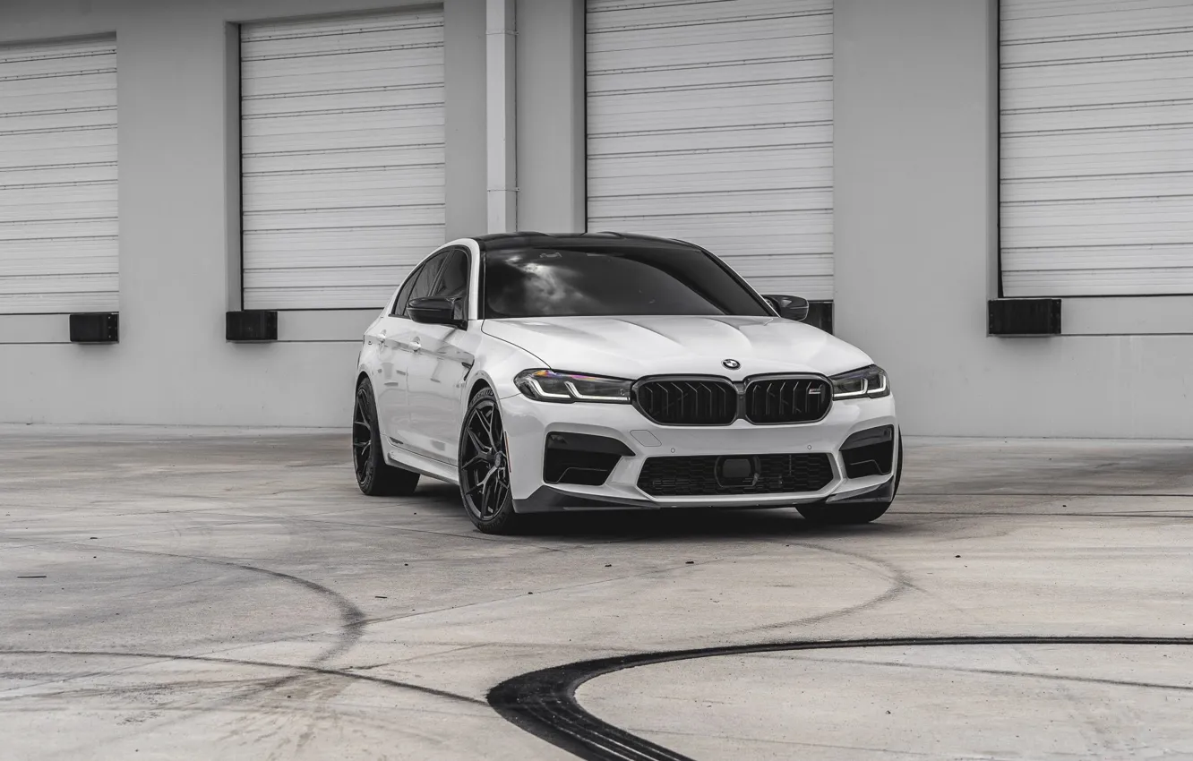 Photo wallpaper Black, Grey, F90, M5 Competition