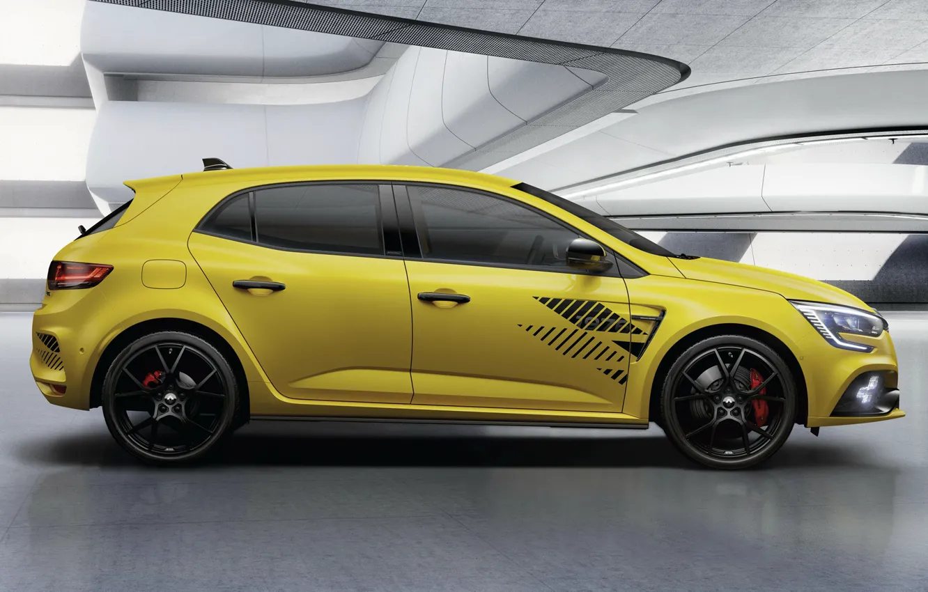 Photo wallpaper side view, exterior, Renault Sport, 2023, Renault Megane RS, Breaking, Renault Megane RS Ultime