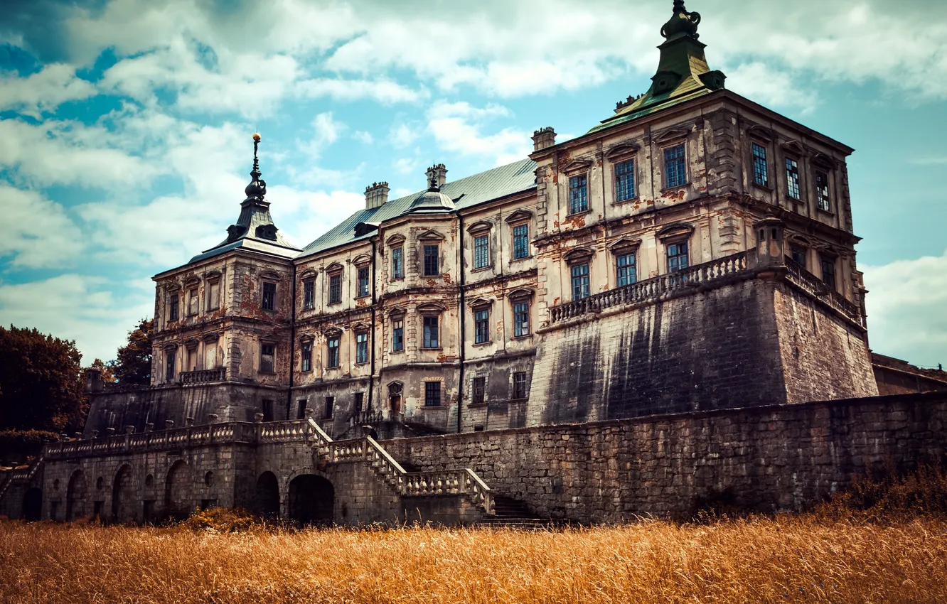 Photo wallpaper castle, building, home, Palace, vintage, castle