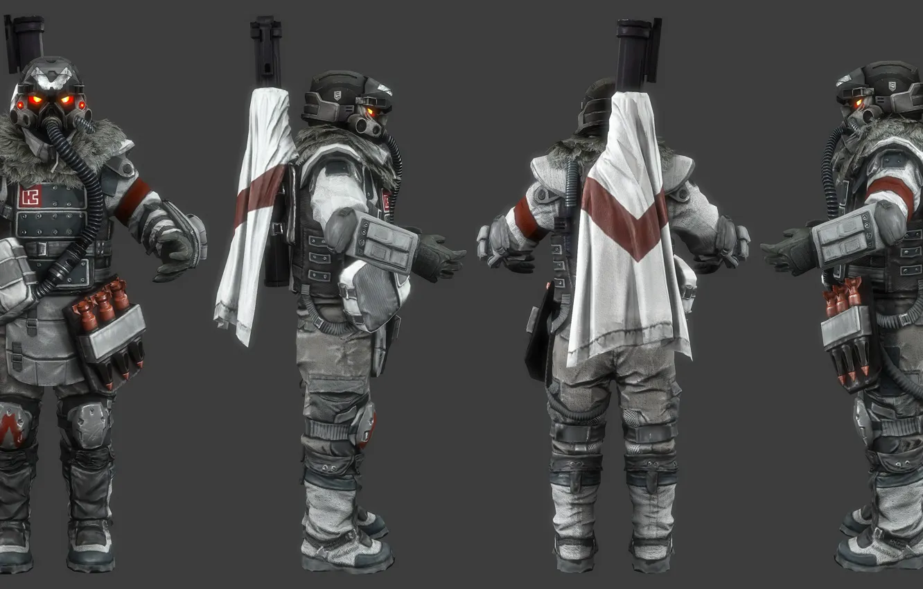 Photo wallpaper killzone, soldier, helghast