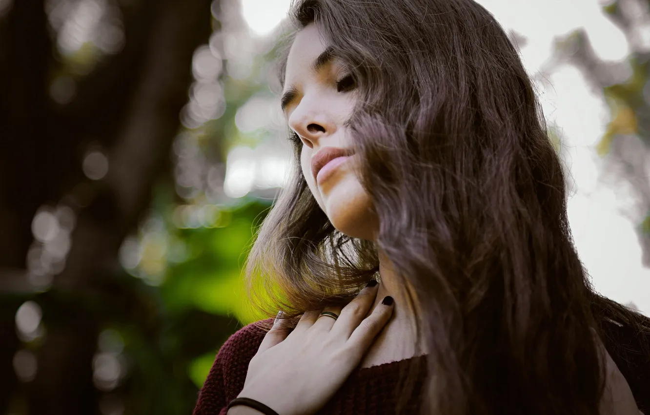 Photo wallpaper girl, face, Alejandra Tamayo