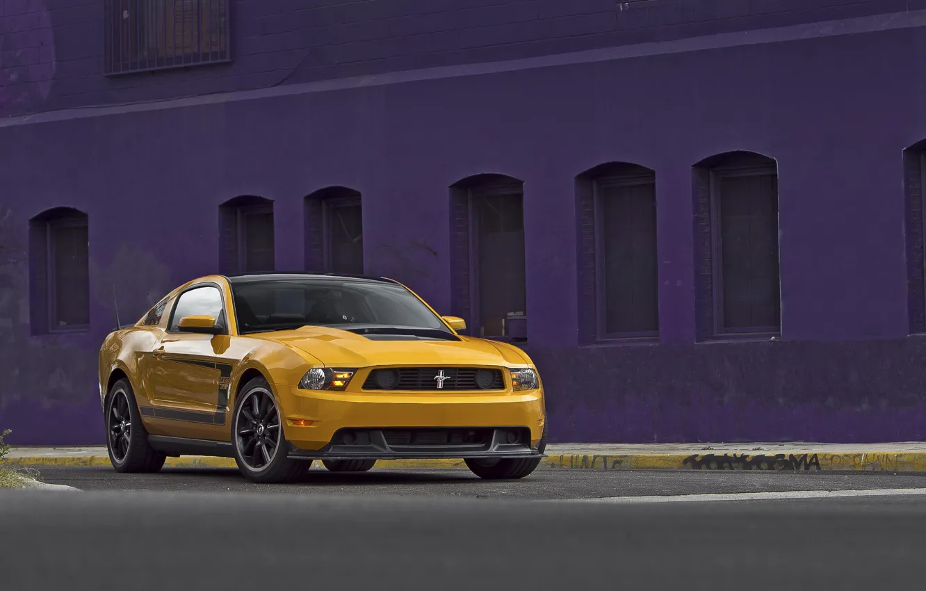Photo wallpaper Mustang, Ford, Boss 302, 2012