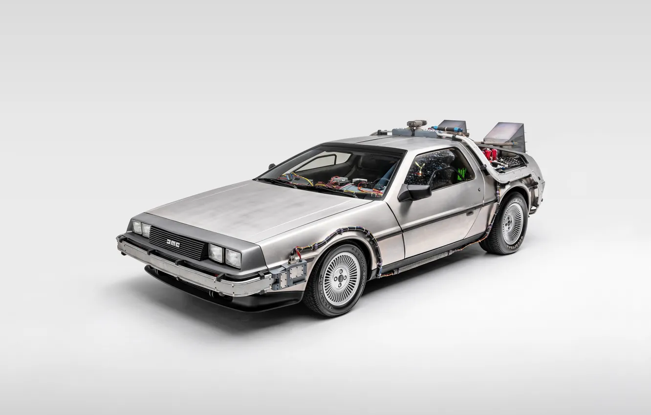 Photo wallpaper Hollywood, DeLorean DMC-12, DMC-12, movie, Back to the Future