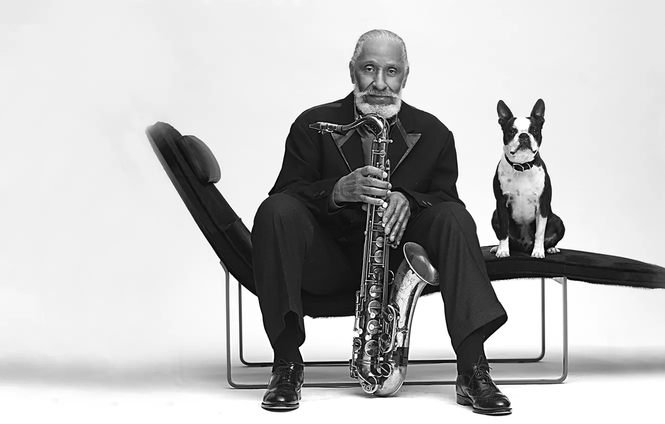 Photo wallpaper jazz, saxophone, a great musician, Sonny Rollins, Sonny Rollins, jazzman