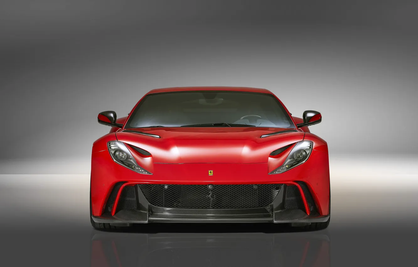 Photo wallpaper Ferrari, supercar, front view, Novitec, N-Largo, Superfast, 812, 2019