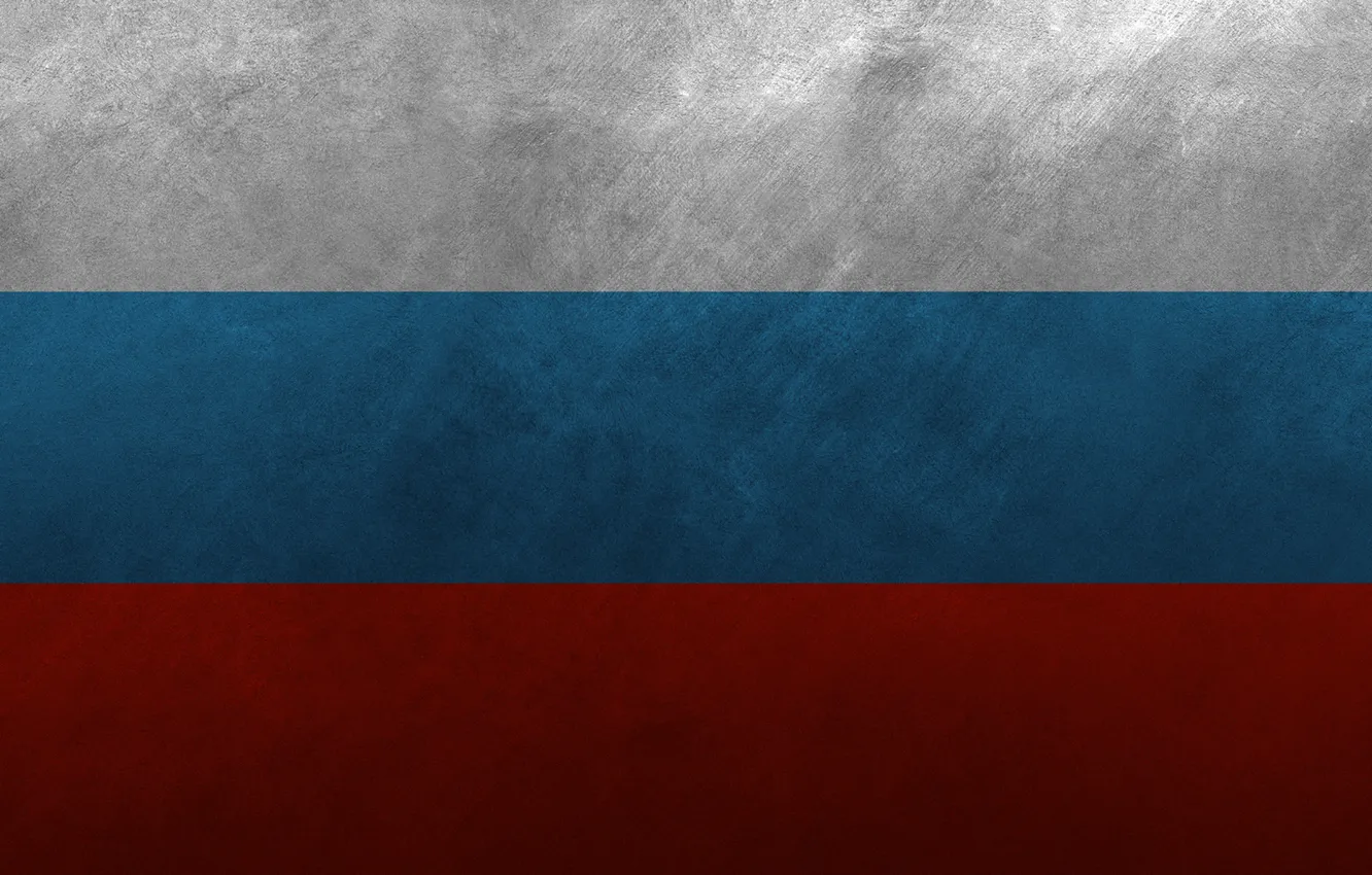 Photo wallpaper metal, flag, Russia, tricolor, the flag of Russia