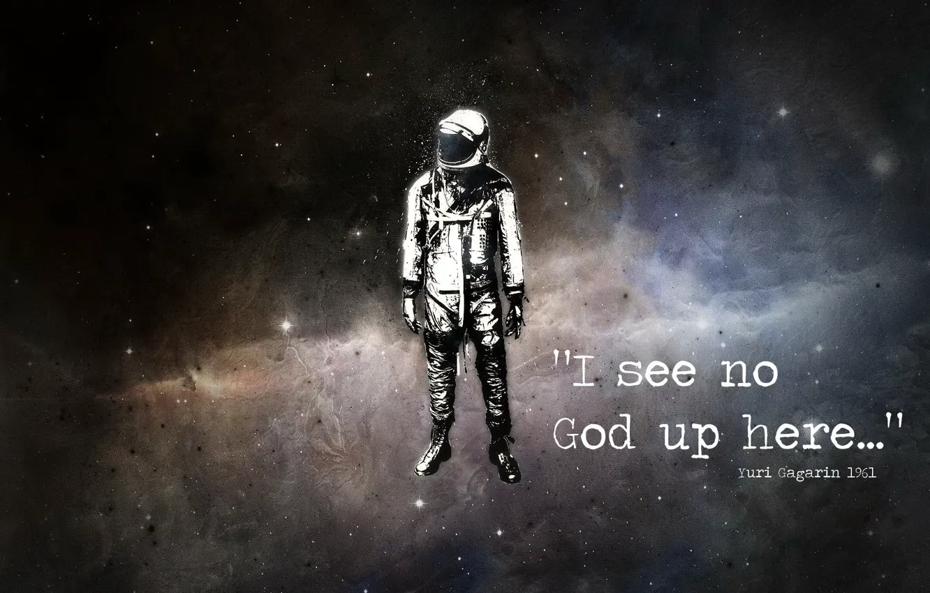 Photo wallpaper god is tot, the first man in choose, Gagarin