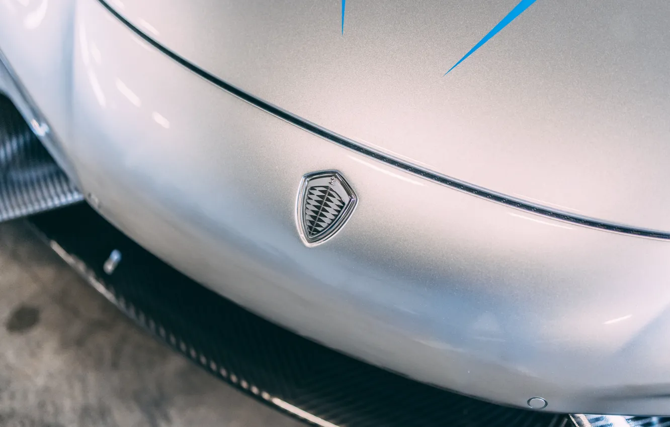 Photo wallpaper Koenigsegg, logo, badge, Regera, Koenigsegg Regera