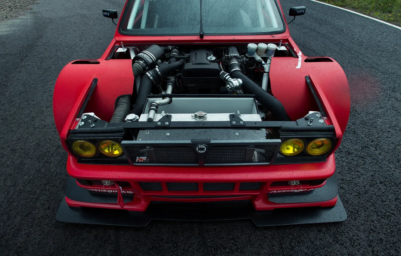 Photo wallpaper Lancia, Delta, 1992, EVO1, Lasupra