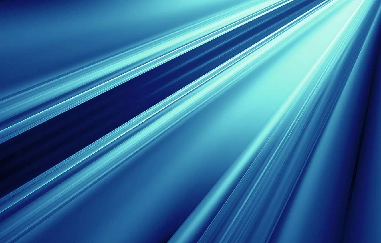 Photo wallpaper line, blue