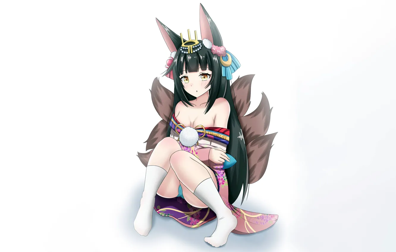 Photo wallpaper girl, sexy, lingerie, cleavage, panties, long hair, dress, boobs