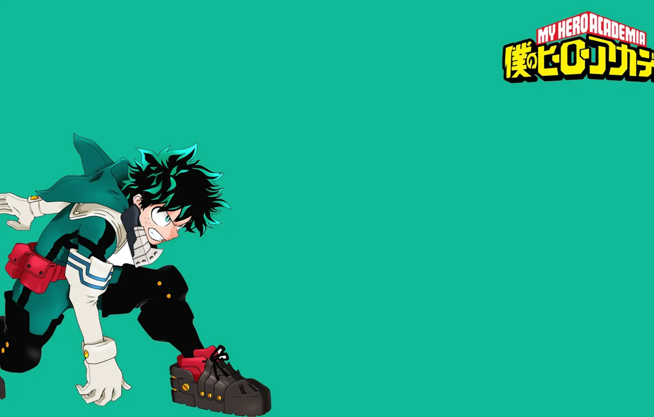 Photo wallpaper hero, student, Boku no Hero Academy, Midori Isuku, My heroic academia