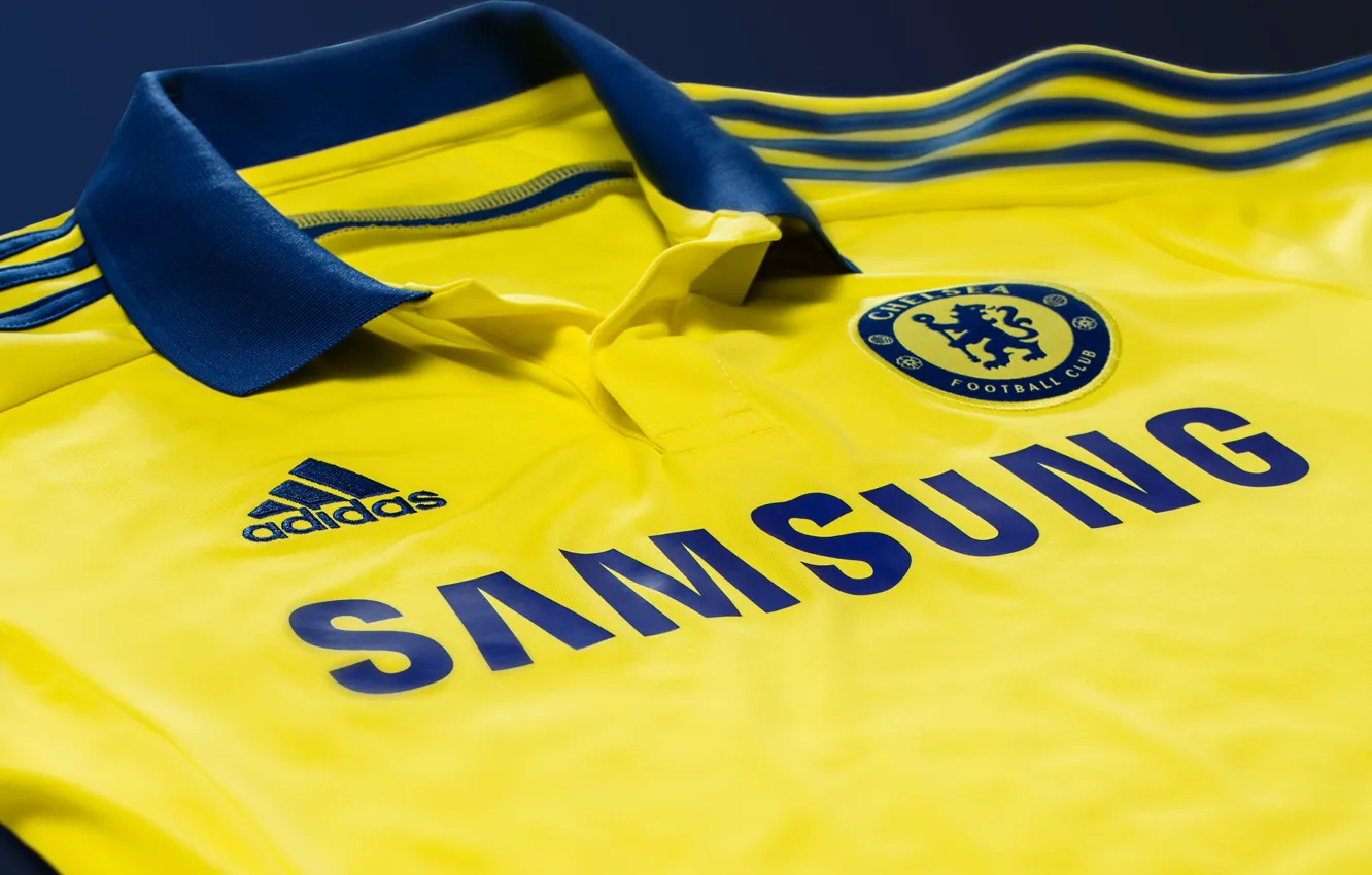Photo wallpaper logo, Adidas, football, t-shirt, Chelsea FC