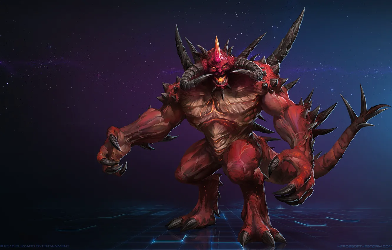 Photo wallpaper demon, Blizzard, Diablo 3, diablo, Mr--Jack, Lord of Terror, Mr Jack, by Mr Jack