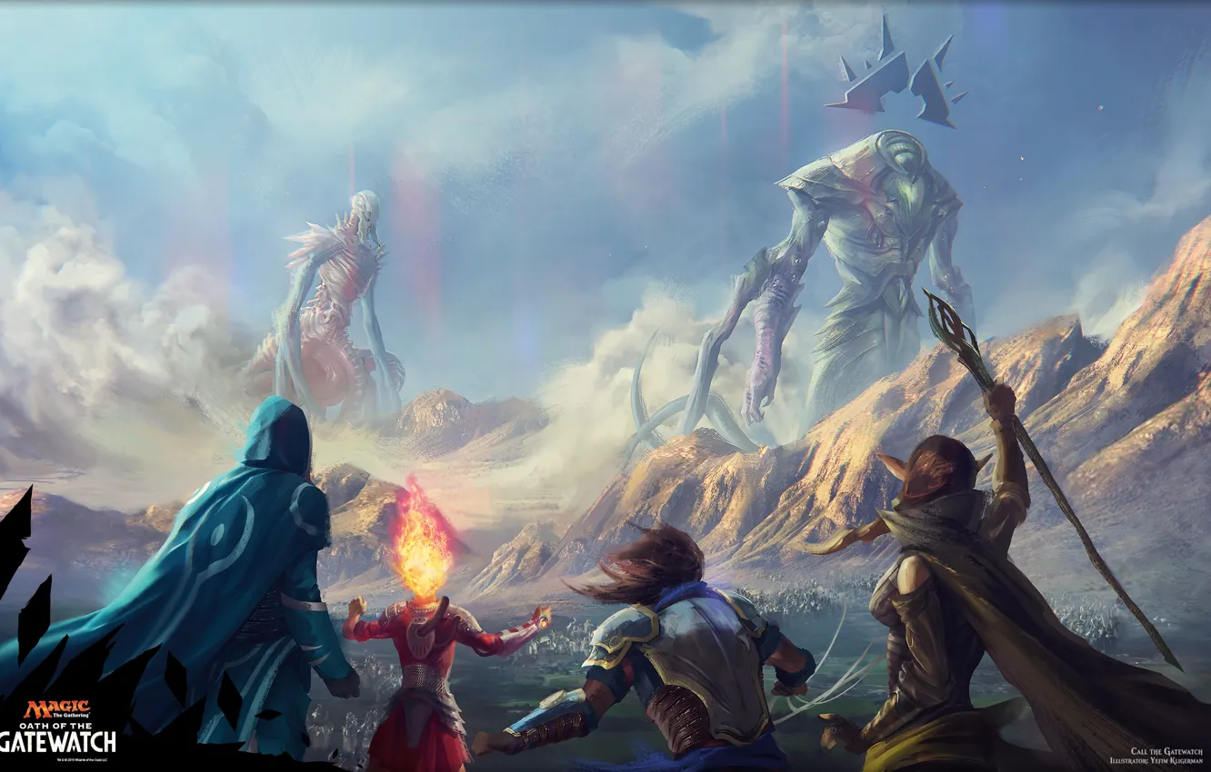 Photo wallpaper fantasy, Planeswalkers, Magic The Gathering