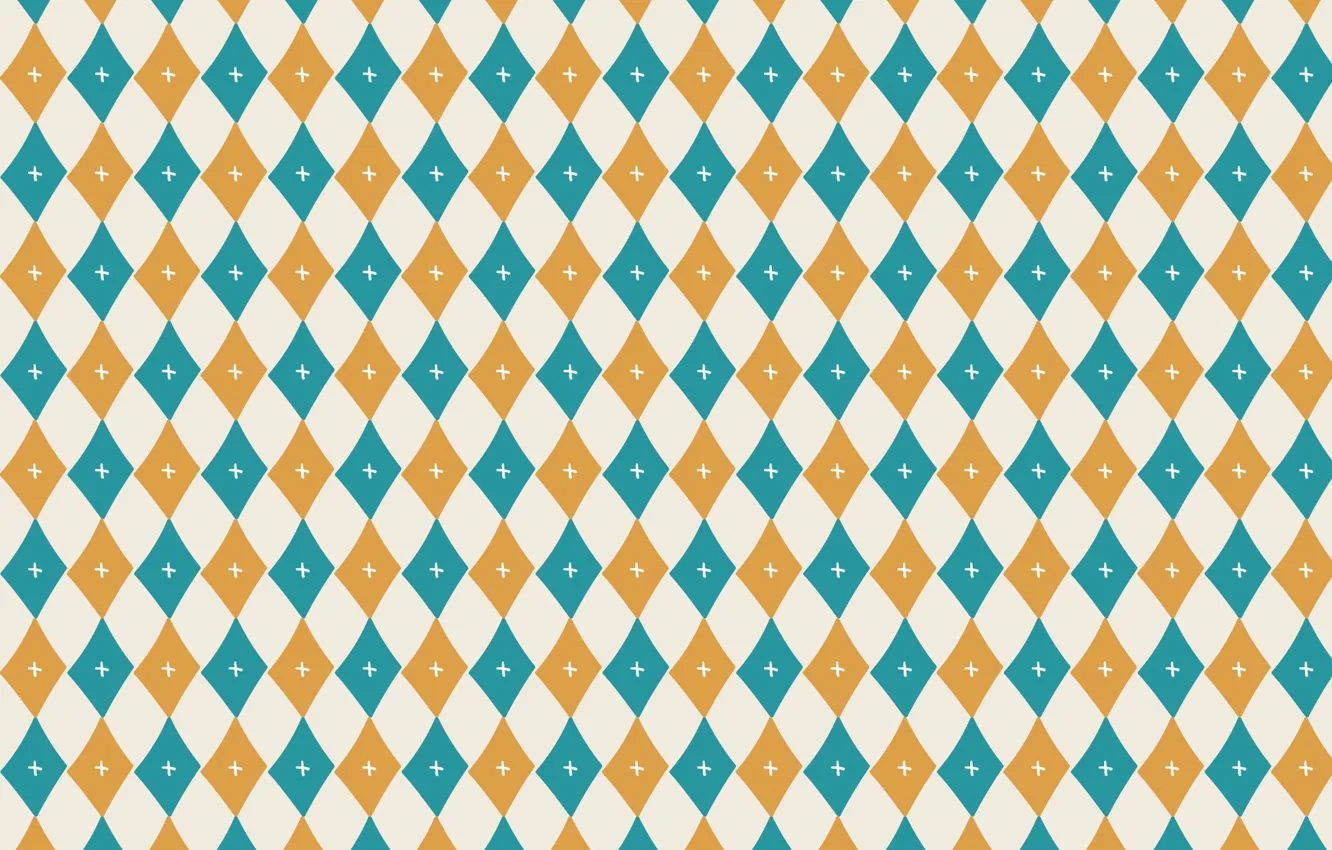 Photo wallpaper abstraction, retro, texture, geometry, diamonds