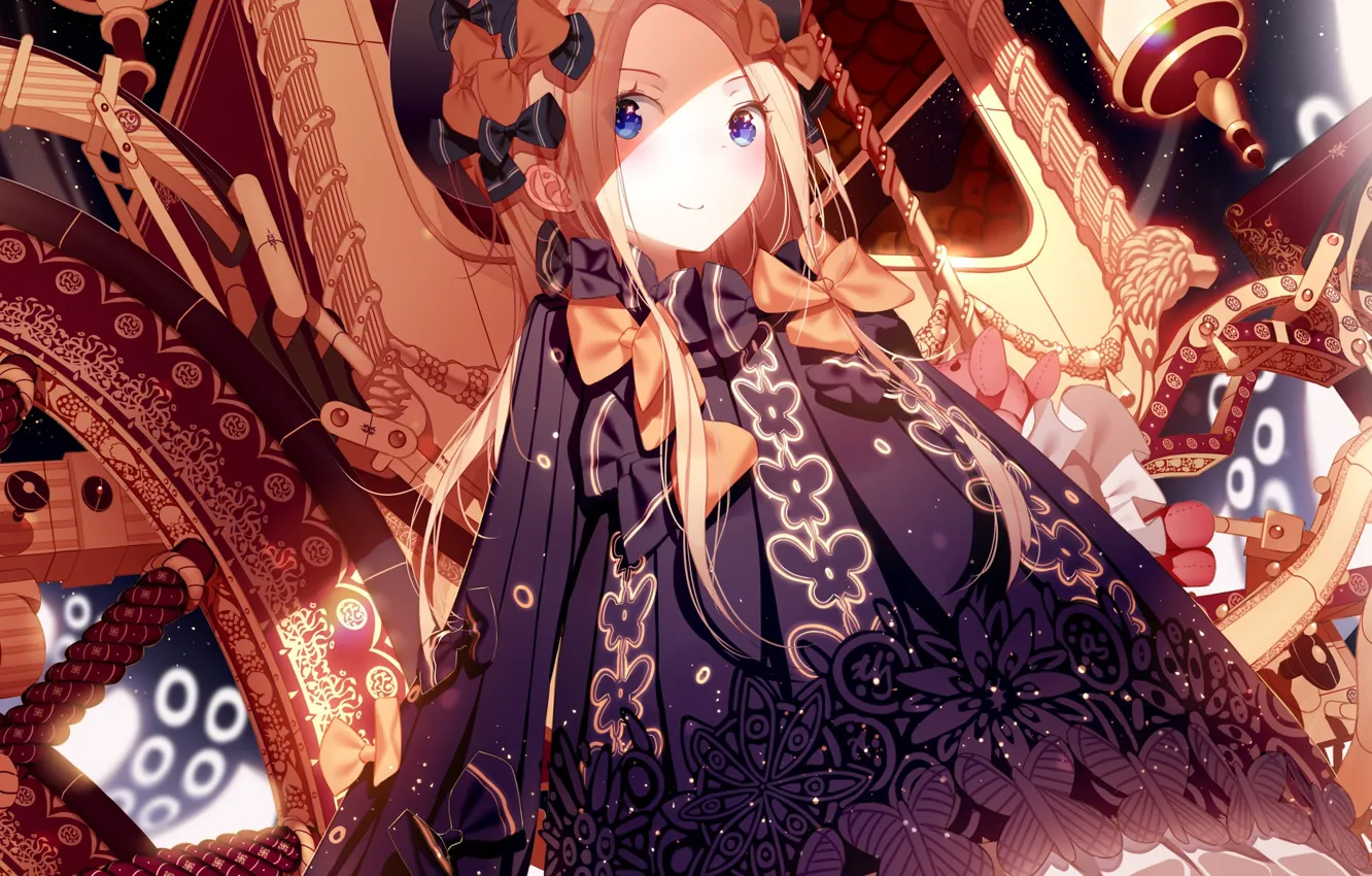 Photo wallpaper smile, anime, girl, Fate/Grand Order, Abigail Williams
