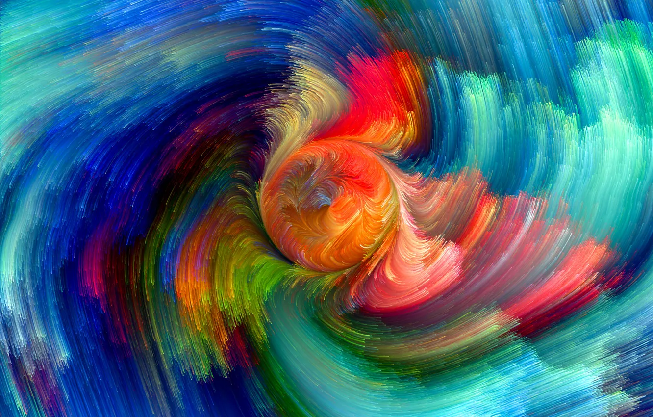 Photo wallpaper colors, colorful, abstract, rainbow, splash, painting
