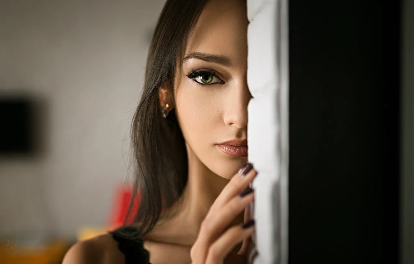 Photo wallpaper girl, beautiful, pretty, face, bishojo, esyes, Alekseevska To Kseniya