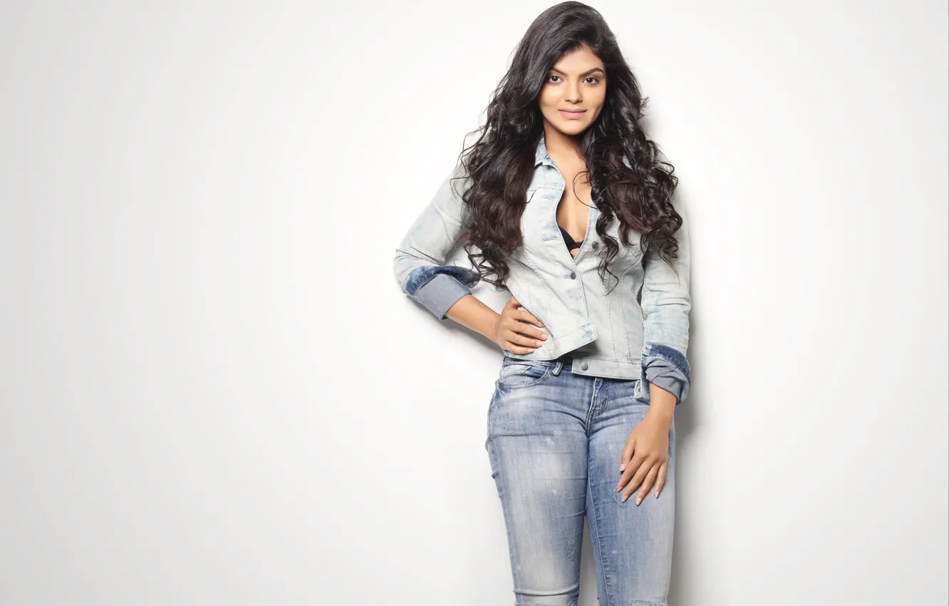 Photo wallpaper girl, hot, sexy, eyes, smile, beautiful, figure, model