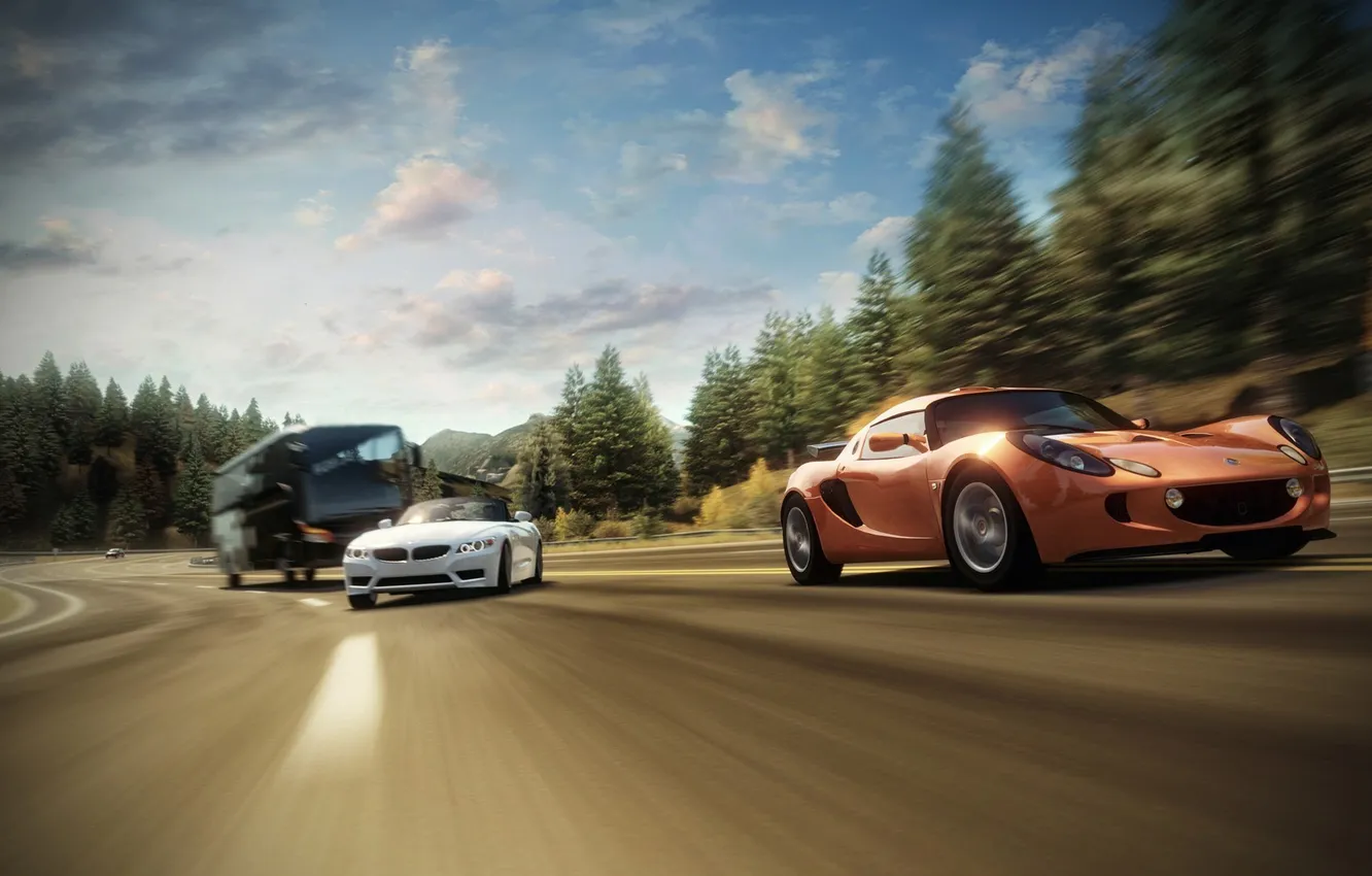 Photo wallpaper speed, track, race, supercars, Forza Horizon