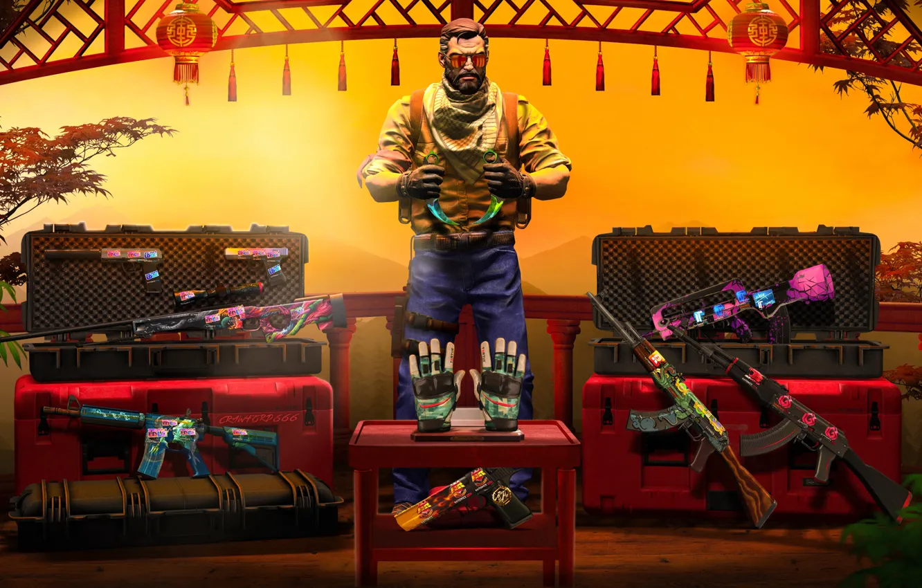 Photo wallpaper wallpaper, art, csgo, Collection