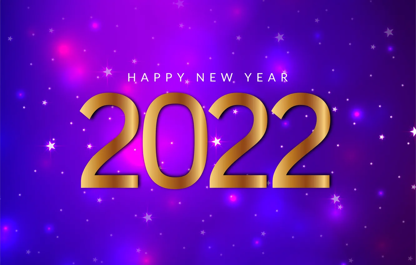 Photo wallpaper background, gold, new year, figures, golden, New Year, purple, decoration