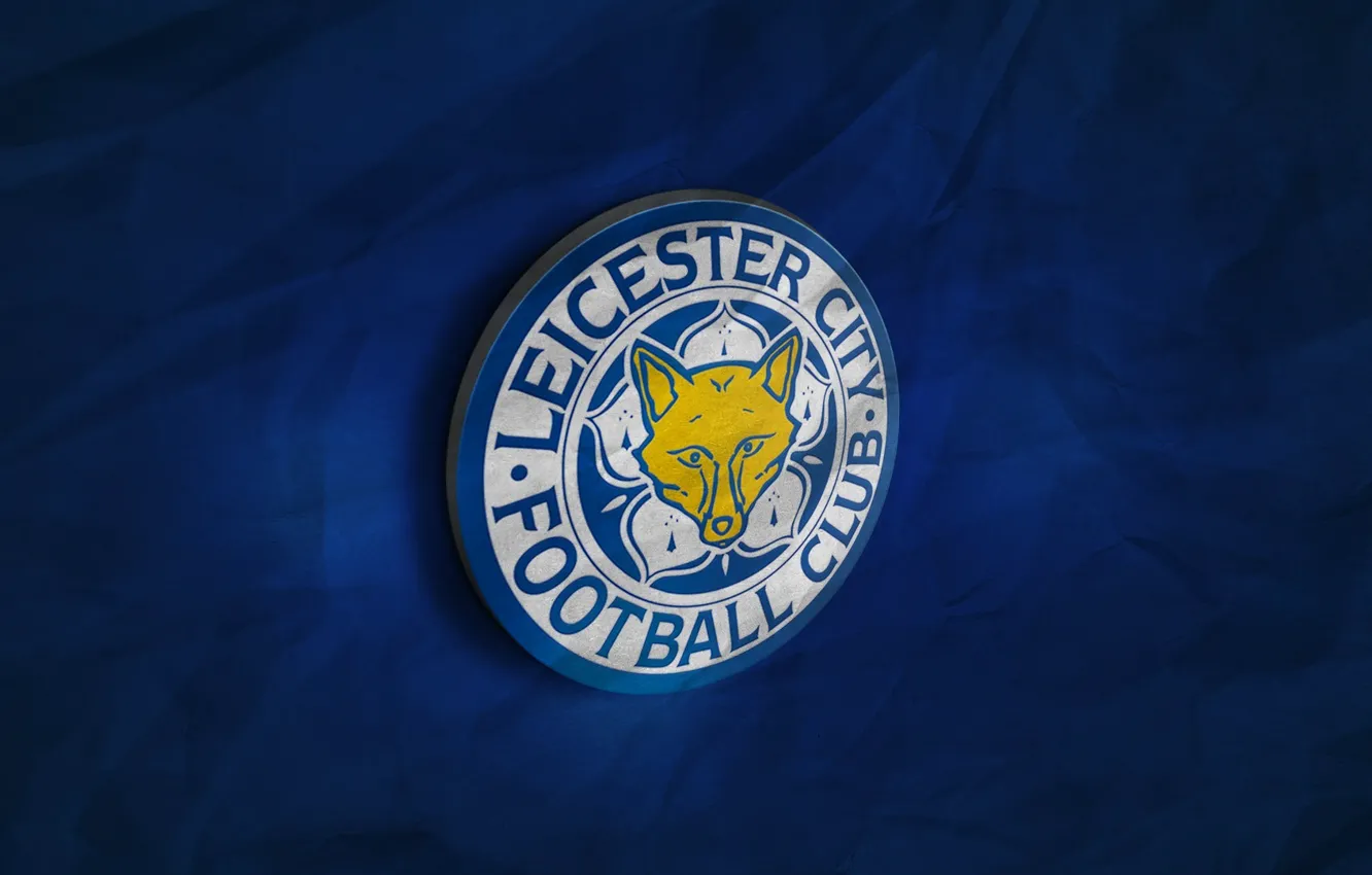 Photo wallpaper wallpaper, sport, football, Premier League, England, 3D logo, Leicester City