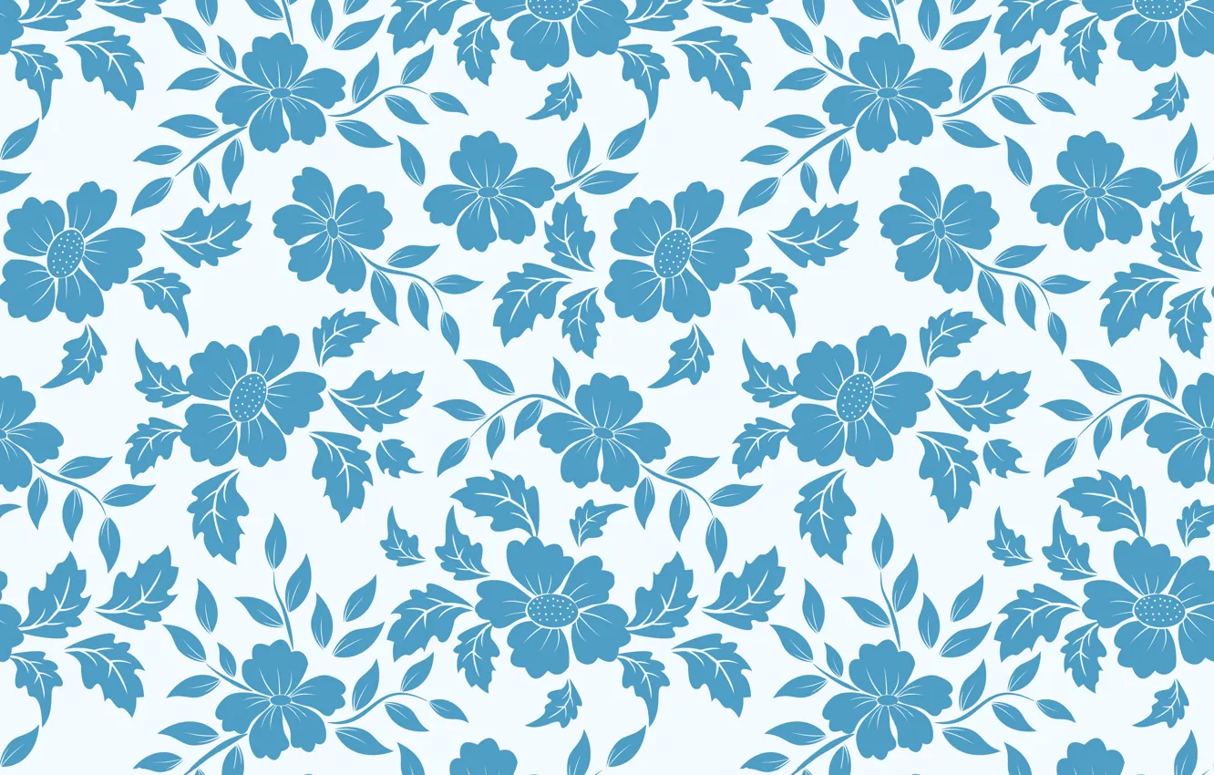 Photo wallpaper flowers, texture, seamless background